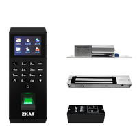 Système de contrôle d'accès par empreinte digitale tout-en-un Android 11 Alarme I/O Alimenté par batterie Carte électronique Swiping Intelligent Magnetic