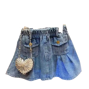 Produits en Promotion : Ensembles Printemps-Automne en Jean, Veste et Jupes pour Filles de 2 à 14 Ans - Product Image 3