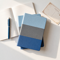 Expédition rapide, stock disponible, cahiers en cuir PU A5 écologiques pour le bureau et l'école, personnalisation de cahiers pour étudiants