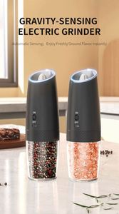New Arrive Big Capacity 135ml Rechargeable Salt and <b>Pepper</b> <b>Grinder</b> Charging Gravity Electric <b>Pepper</b> Mill Set - Product Image 5