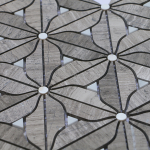 <span class=keywords><strong>Azulejos</strong></span> de mosaico de mármol de girasol <span class=keywords><strong>gris</strong></span> de estilo moderno <span class=keywords><strong>para</strong></span> parquet de pared Interior de <span class=keywords><strong>cocina</strong></span> característica <span class=keywords><strong>para</strong></span> hoteles y centros comerciales - Product Image 2