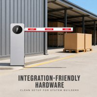 Barrière Automatique à Flèche 200W DC24V IP54 Prête à l'emploi avec Télécommande pour Systèmes Intégrés d'Accès Véhicules (Vente en Gros)