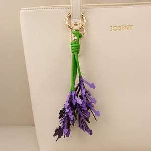 Creative 2026 Summer Holiday <b>Gift</b> Women Fashion Bag Accessories Girls Birthday Soft PU Leather Tassel Purple <b>Lavende</b> Charms - Product Image 3