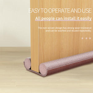 גמיש Dustproof מזג אוויר הפשטה צליל בידוד אוטם להפחית רעש מזג אוויר קיץ אנטי יתושים דלת תחתון רצועת איטום - Product Image 2