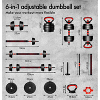 Bộ tạ tập thể hình đa năng 3 trong 1, trọng lượng 10 15 20 30 40 50kg, chất liệu xi măng, bán buôn - Product Image 5