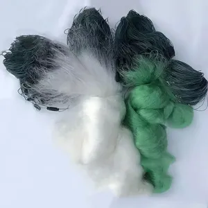 Redes de pesca Premium PA6 de nailon de <span class=keywords><strong>tres</strong></span> capas portátiles, red de enmalle y fundición de doble nudo para atrapar peces, camarones, cangrejos - Product Image 3