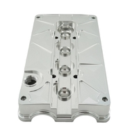 Couvre-culbuteurs en aluminium CNC personnalisé avec ventilation pour Honda Acura DOHC Vtec