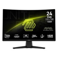 Monitor LED Curvo de 23.6 Pulgadas Full HD 180Hz (Panel VA, Tiempo de Respuesta de 1ms) - MAG 242C Negro