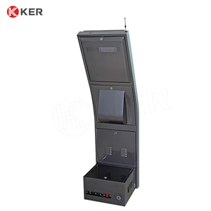 Kiosque de système QMS de style classique de 17 pouces avec kiosques d'impression de billets de téléavertisseur à écran tactile pour la fonction SDK de <span class=keywords><strong>paiement</strong></span> en libre-service - Product Image 3