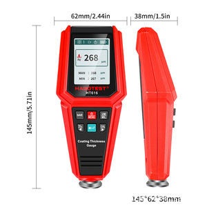 Medidor de espesor de recubrimiento de alta precisión Habotest HT616 Detector de pintura de coche y medidor de película con - Product Image 5