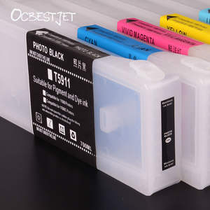 OCBESTJET 700ML/PC T5921 - T5929 Refillable Compatible For <span class=keywords><strong>Epson</strong></span> 11880 Cartridge With Chip Sensor - Product Image 3