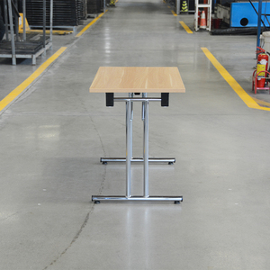 Pieds de table pliables en métal chromé, <span class=keywords><strong>base</strong></span> de cadre en acier moderne pour tables à manger et de bureau - Product Image 4
