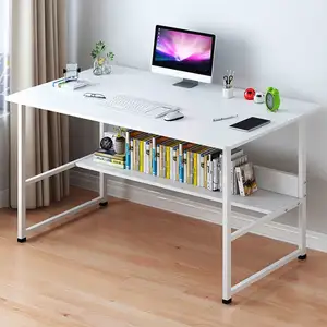 단순하고 경제적 인 소형 컴퓨터 책상 현대 침실 학생 학습 싱글 및 더블 레이어의 학습 테이블