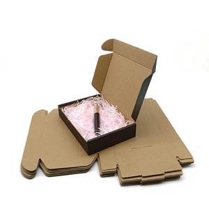 Bestseller Recycelte Versandkartons mit Eigenem Logo für Modeversand Hochwertige Schwarze Verpackungs-Papierbox - Product Image 6