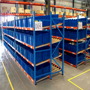Stockage en entrepôt Rack à glissière en acier Système de palettes Rayonnage à écoulement de carton - Product Image 1