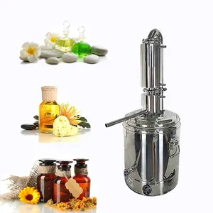 Stainless Steel Lavender Jasmine Essential Oil Distillation Equipment Rose Steam Essential Extraction Machine