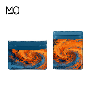 Customized Debossing Pattern PU Leather RFID Blocking Slim <strong>Wallet</strong> For Men And Women Personalized Logo Embossed Cardholder - Product Image 3
