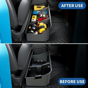 Organizador de herramientas mejorado para almacenamiento debajo del asiento trasero de Ford F-150 SuperCrew/Crew Cab, F-250/350/450/550 Super Duty, modelos 2015-2026 - Product Image 4