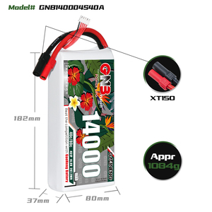 Batería LiPo GAONENG GNB 4S 14.8V 14000mAh 40C 80C XT150 RC para Drones Agrícolas de Gran Escala, Coches RC, Camiones RC, Traxxas TRX - Product Image 3