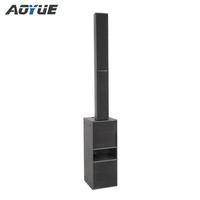 Caja de subwoofer de alta potencia de 3x3"/ 6x5"/2x12" con altavoz activo de columna delgado de 12 pulgadas para sistema PA