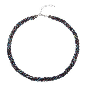 Collar Religioso Vintage WENCHI de Latón con 3 Hileras de Perlas de Agua Dulce Turquesa, Cadena con Cuentas - Modelo TWN905 para Fiesta o Regalo - Product Image 1