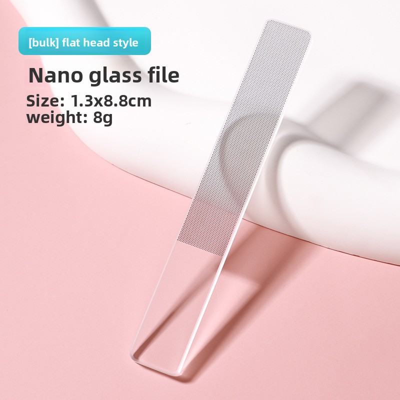 Tête carrée - Lime en verre