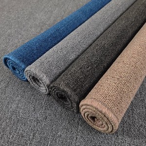 Moquette murale noire pour sols intérieurs, escaliers, hôtels, salles de <span class=keywords><strong>billard</strong></span>, salons, rouleau de 4m, gris foncé, antidérapante, à poils ras, pour adolescents - Product Image 1