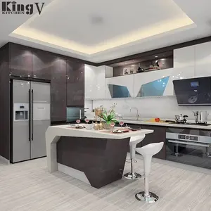 KINGV-armadio da cucina moderno di lusso, set di design italiano, made in China