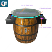 Multi-Games Barrel Machines d'arcade à pièces avec jeux vidéo-Machine de jeu professionnelle pour centres de divertissement