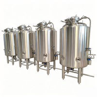 Fermenteur à kombucha 800L à double enveloppe en acier inoxydable SUS304, fond conique, cuve de fermentation à température contrôlée