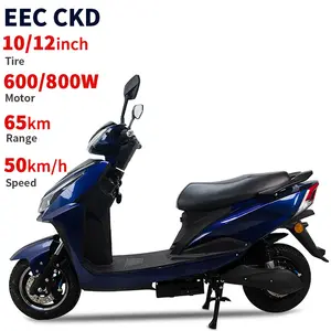 CKD SKD 600W/800W 40-50km/h speed wuxi factory supplier factory electric moped 45-65km range cheap electric motorbike motorcycle