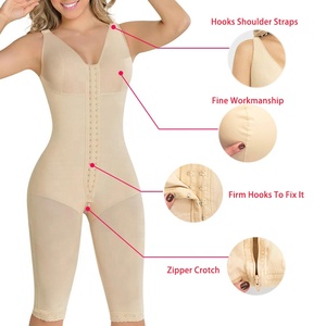 Célèbre marque Colombianas corps Shaper Reductoras Y Moldeadoras corps complet Shaper soutien-gorge <span class=keywords><strong>post</strong></span> opératoire ceinture genou longueur avec soutien-gorge - Product Image 2