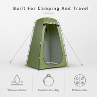 Tente de Douche et Toilettes Portable Pop-up pour la Confidentialité, Imperméable, Anti-UV, Revêtement Argenté, pour Camping en Plein Air, Camping-car, Plage, Chasse, Pêche