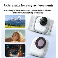 Takenoken Insta360 Go Ultra Action Caméra Accessoires Objectif Ensemble En Alliage D'aluminium Cadre Photographie Protecteur Couverture Objectif Filtre