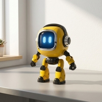 Robot de bureau interactif intelligent IA avec commande vocale pour le bureau, la maison et l'éveil des enfants
