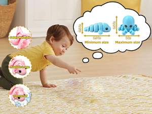 Giocattolo di Micro Animali Stampato in 3D Flexi, Furetto Realistico Stampato in 3D, Giocattolo di Tipo Animale Unico - Product Image 4