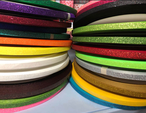 Pembe mavi altın Glitter metalik şerit sarılmış 1.5cm kafa bandı ile küçük döngü - Product Image 6