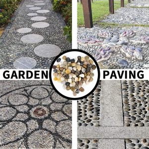 Ciottoli Naturali Lucidati di Alta Qualità per Giardinaggio, Pavimentazione Stradale, Esterni, Interni, Ecologici - Product Image 6