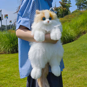 دمية قطة كاليكو متعددة الوظائف متوسطة الحجم من دوبان، دمية قطة محشوة لطيفة وواقعية مع وظيفة توفير المال - Product Image 3