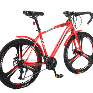 Vélo de route de course ultra-rapide, résistant au vent, avec guidon basculant, freins à disque doubles, 21 vitesses, ultra-léger en acier carbone - Product Image 1