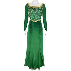 Disfraz de Princesa de Cuento de Hadas Verde para Halloween, Disfraz de Cosplay para Mujer, Fantasía Medieval, Disfraz de Poliéster para Fiesta de TV y Cine - Product Image 2