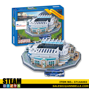 Puzzle 3D de Stades de Football Célèbres, Grande Taille, Haute Qualité, Designs Complexes, Clubs de Football du Royaume-Uni, d'Espagne, d'Italie, d'Allemagne - Product Image 4