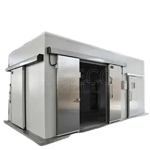 Evaporatorize digital controlled Walk in cooler Cold room with panel, condensing unit, evaporator in one set for sale