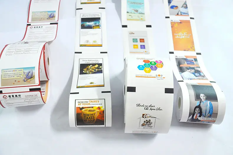 High quality customized Thermal Receipt Copy paper for ATM pos systems
