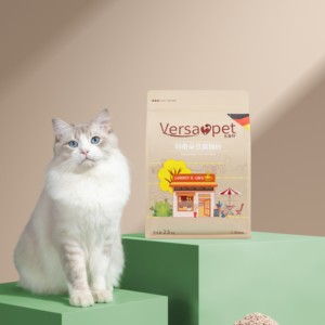 Arena para Gatos Versapet de Tofu, 2.5 kg, 6 Bolsas, Caramel Macchiato, Desechable por el Inodoro, Absorción Rápida, Control de Olores Superior - Product Image 4