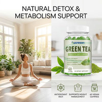 Gummies Minceur au Thé Vert Matcha Bio Naturel SPL OEM – Extrait de Plantes Brûle-Graisse pour la Perte de Poids