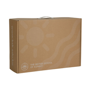 Caja <span class=keywords><strong>de</strong></span> Envío Corrugada Personalizada para Ropa y Zapatos, Empaque Ecológico con Asa para un Transporte Conveniente y Venta al Por Mayor - Product Image 1