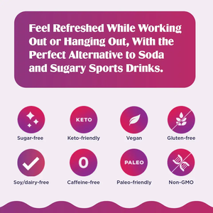 Integratori Sportivi Bestseller: Polvere Elettrolitica per Idratazione Senza Calorie e Zuccheri, Bustine per Bevanda Energetica Keto - Product Image 4