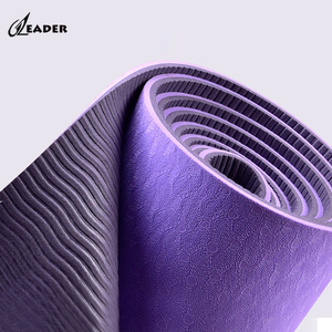 Tapetes de <span class=keywords><strong>Yoga</strong></span> TPE Antideslizantes Ecológicos con Logotipo Personalizado, Producto Duradero y Sostenible - Product Image 1