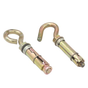 Cheville d'ancrage en acier au carbone plaqué zinc jaune avec œillet ou <span class=keywords><strong>crochet</strong></span>, cheville d'expansion norme DIN <span class=keywords><strong>pour</strong></span> <span class=keywords><strong>mur</strong></span> en béton - Product Image 6